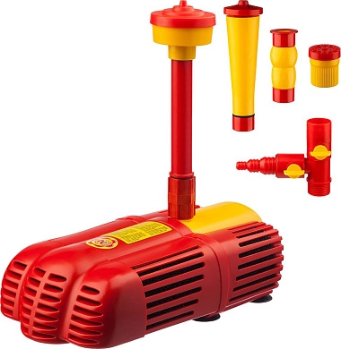 Насос GRINDA фонтанный д/грязной воды, 3 насадки, пропускная способность 3000 л/ч, высота подачи вод