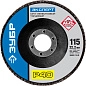 Круг лепестковый 115х22.23 мм для металла, P40, тип КЛТ1 (36590-115-40) ЗУБР фото2