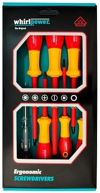 Набор отверток диэл., 7пр. (V11-707) WHIRLPOWER