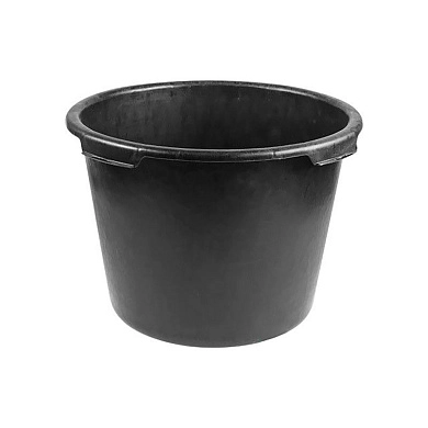 Таз для смесей круглый 90л (контейнер строительный) Премиум пластм. 4 ручки