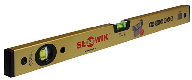 Уровень строительный, 200 см. (0,3мм/м, 650г/м, золот.), быт. (70201) SLOWIK