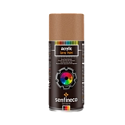 Краска аэрозольная акриловая золото 400 мл. (4018) SENFINECO