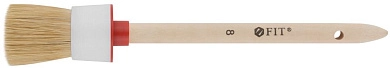 Кисть круглая 35мм, натур. светлая щетина (F_01305) FIT