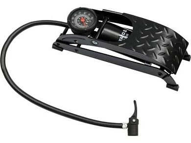 Насос с манометром ножной автомобильный (YT-7349) YATO