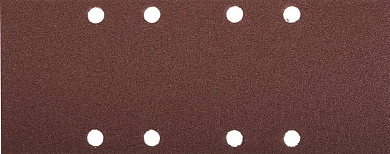 Лист шлифовальный "МАСТЕР", 8 отверстий, для ПШМ на зажимах, Р100, 93х230мм, 5шт (35591-100) ЗУБР