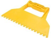 Шпатель пластмассовый зубчатый 6х6мм 225мм (05972) VOREL