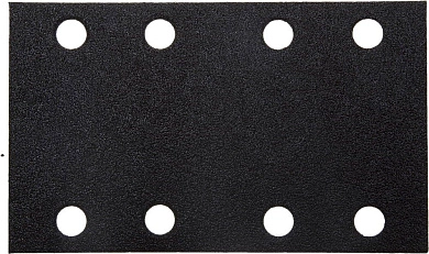 Лист шлиф. для ПШМ, тв. дерево, 8 отв., на липучке,  P80, 80х133мм, 10шт (907-22111-080-10) URAGAN