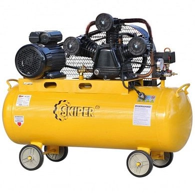 Воздушный компрессор BRADO IBL3100B (до 600 л/мин, 8 атм, 100 л, 380 В, 3.0 кВт)