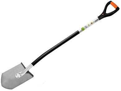Лопата штыковая титановая "Ракета" с алюминиевым черенком 27*20*121см (1101-Ч) ЦИ