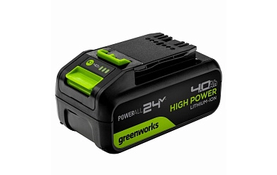 Аккумулятор 24В 1шт. 4.0 А/ч Li-ion G24HP4 (2958907) GreenWorks