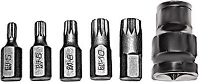 Набор бит SPLINE, 6 шт. CrV (F_57846) FIT