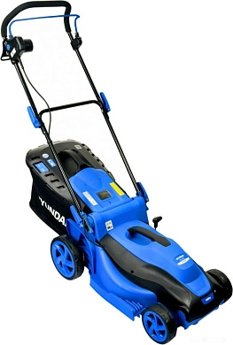 Газонокосилка электр. HYUNDAI LE4225 (1.3кВт, выс. 20-70мм, шир. 42см, травосб. 50л, вес 13.4кг)