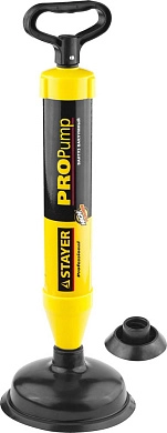 Вантуз вакуумный, с двумя адаптерами PROPump "Professional" (51925) STAYER