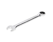 Ключ комбинированный с трещ., 17х17мм, хром.покр. (104957) HORTZ