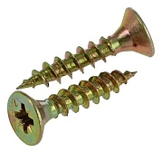 Саморез универсальный 3,5х16 мм (стандарт. шаг 007, желтый цинк уп.1000шт.)