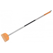 Грабли веерные пластмассовые TQ 13 зубцов 25/163см. с алюминиевым черенком (TQ-G13TA) BRADAS