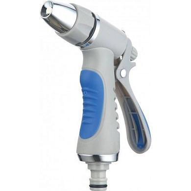 Пистолет-распылитель для полива регулируемый Zn, Plastic, TPR coated (HD-G1316) H-D