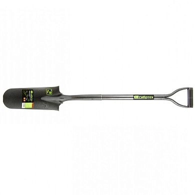 Лопата штыковая траншейная, 125х360х1150мм, цельнометаллическая (61474) СИБРТЕХ