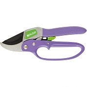 Секатор прямого реза, 200 мм, храповой механизм, металлич. обрезиненные рукоятки (60488) PALISAD