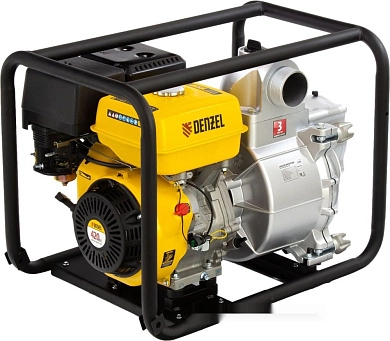 Мотопомпа для грязной воды PX-80D, 15 л.с., 3", 1500 л/мин, глуб 8 м,напор 30 м Denzel