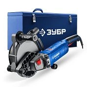 Бороздодел (штроборез) ЗШ-П45-2200 ПТК (2200 Вт, макс. глуб. 45 мм, диск 180x22.23 мм,мет.ящик) ЗУБР