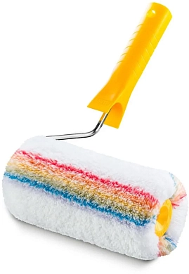 Валик меховой 180мм/8мм, туба 68мм, ворс 18мм, синтетика, "Elitacolor" фас. (0101-226818) HARDY