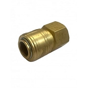 Быстроразъем пневматический с обратным клапаном, внутренняя резьба 1/2" (латунь) (HD-1162B) H-D