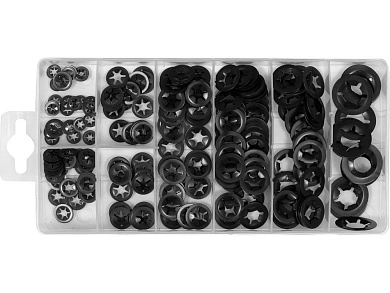 Набор замков осевых пружинных, 260 шт. (YT-06860) YATO