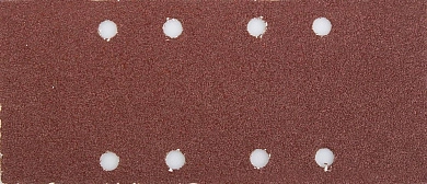 Лист шлифовальный универсальный STAYER "MASTER" на зажимах, 8 отверстий по краю, для ПШМ, Р60, 93х23