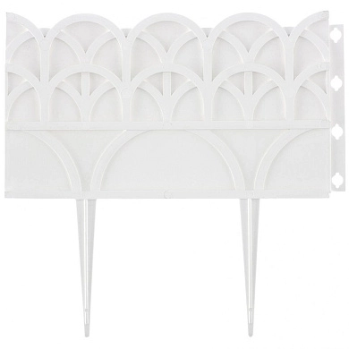 Бордюр "Провинциальный", 14х310 см, белый (65067) PALISAD