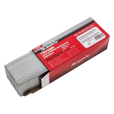 Гвозди для пнев. нейлера, длина - 35 мм, ширина - 1,25 мм, толщина - 1 мм, 5000 шт (57614) MATRIX