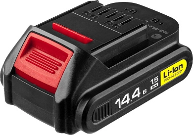 Аккумулятор 14,4В 1шт 1,5 А/ч Li-ion (АКБ-14.4-Ли 15М2) ЗУБР