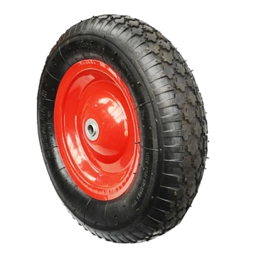 Колесо пневматическое для тачки, 400х100мм, ось 20/75мм