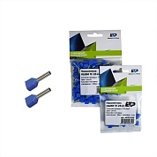 Наконечник штыревой втулочный изолированный НШвИ(2) 2512 2х2,5мм2 ( (уп/100шт) 45713-100 ETP