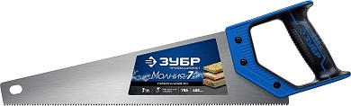 Ножовка универсальная (пила) МОЛНИЯ-7 400 мм, 7 TPI, закалка (1537-40_z02) ЗУБР