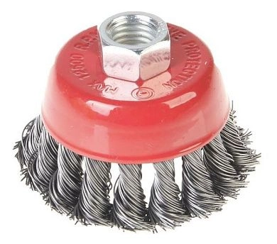 Щетка чашечная (коса) d=65мм/М14 (600.13.65)