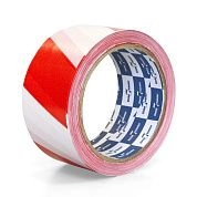 Лента сигнальная 50мм/200м, красно-белая (10146) Klebebander