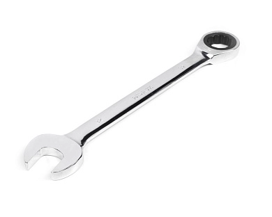 Ключ комбинированный с трещ., 32х32мм, хром.покр. (132565) HORTZ