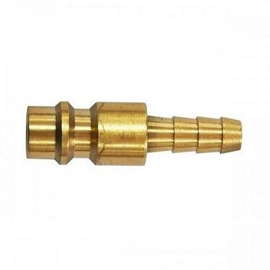 Соединение быстросъемное "ёлочка" 8мм (латунь)(HD-1241B) H-D