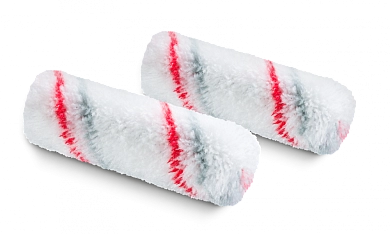 Ролик меховой 100мм/6мм, туба 15мм, ворс 11мм,полиакрил/полиэс."Multikolor",2шт. (0123-271510) HARDY