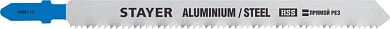 Полотна STAYER, T318B, для эл/лобзика, HSS, по металлу (2-6мм), T-хвост., шаг 1,8мм, 110мм, 2шт