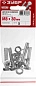 Комплект (болт, гайка, шайба, гровер) DIN933,934,125,127 оцинк. M8x30мм, 5шт. (303436-08-030) ЗУБР фото3