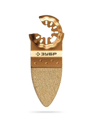 Полотоно CARBIDE ВК8 Р100 35x42мм дельтовид. с тв. крошк.: керам., кирпич, пенобе (15582-P100) ЗУБР