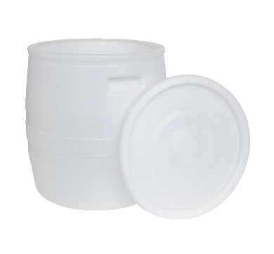 Бочка пластмассовая пищевая 35л с крышкой