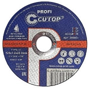 Круг отрезной 125х2.5х22.23 мм для металла PROFI (39988т) CUTOP