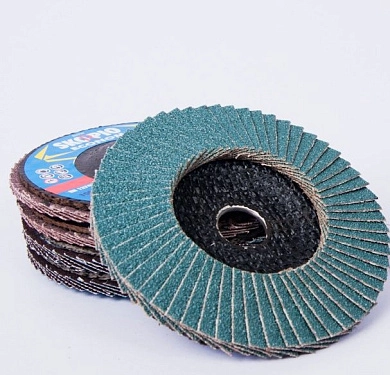 Круг лепестковый 125х22.23 мм для металла, LBD-R прям. ZA40 (310918) SWATY 3STARS