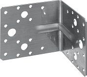 Уголок крепежный усиленный нержавеющий УНКУ-2.0, 90х1000х100х2мм, Профессионал (310516-90) ЗУБР