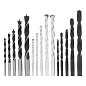 Набор сверл по бетону, металлу, дереву 4-5-6-8-10 мм, 15 шт. пласт. бокс, цил.хвост. (725085) SPARTA фото3
