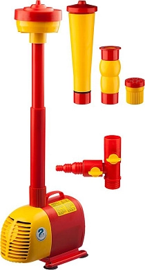 Насос GRINDA фонтанный д/чистой воды, 3 насадки, пропускная способность 3600 л/ч, высота подачи воды