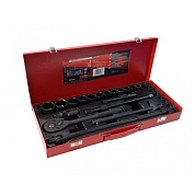 Набор головок ударн. с трещоткой и удлинителями (1/2") 8-32мм, 26пр. (FK-4263-5MPB) FORCEKRAFT